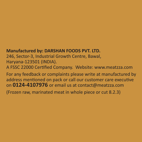 Meatzza Marinated boneless Tandoori tikka 500g