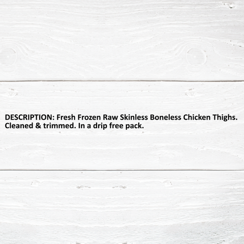 Boneless Chicken Thighs