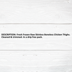 Boneless Chicken Thighs