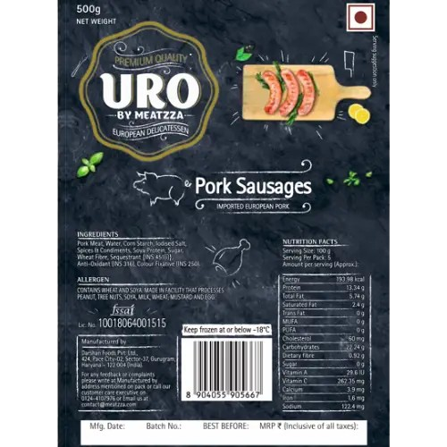 Pork Sausages - Imported Pork