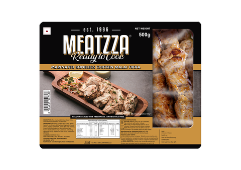 Meatzza Marinated boneless malai tikka 500g